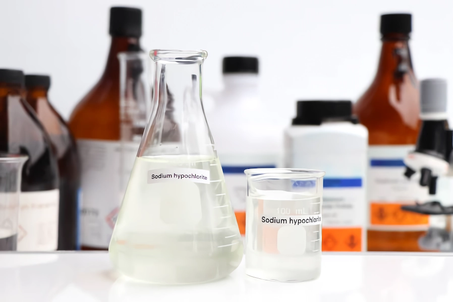 Estándares de calidad en productos de hipoclorito