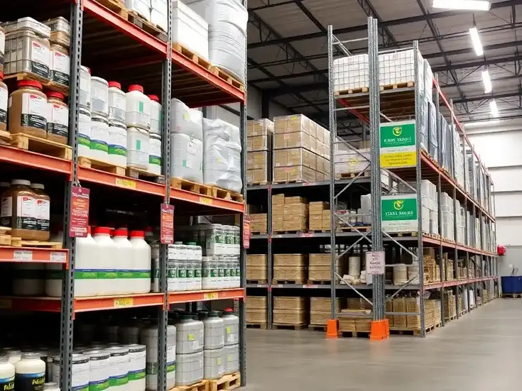 Almacenamiento de productos químicos